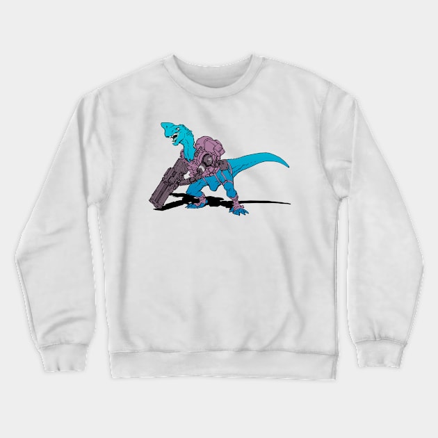 DinoMech 2 Crewneck Sweatshirt by jakeparker